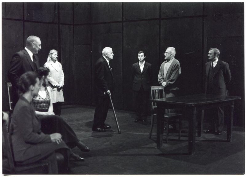 Shakespeare, Król Lear, Piotr Cieplak, Teatr Powszechny, Justyna Sieńczyłło, Katarzyna Herman, Sylwester Maciejewski, Edyta Olszówka, Zbigniew Zapasiewicz, Jacek Braciak, Władysław Kowalski, K. Kaczor